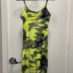 AQ-SPORT Tie-Dye Strap Dress- Size Large