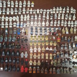 Star Wars Lego Minifigures Lot Sith, Darth Vader,  General Grevious,  Kylo Ren, Han Solo, Luke Skywalker, Price Is Offer Up !!!!