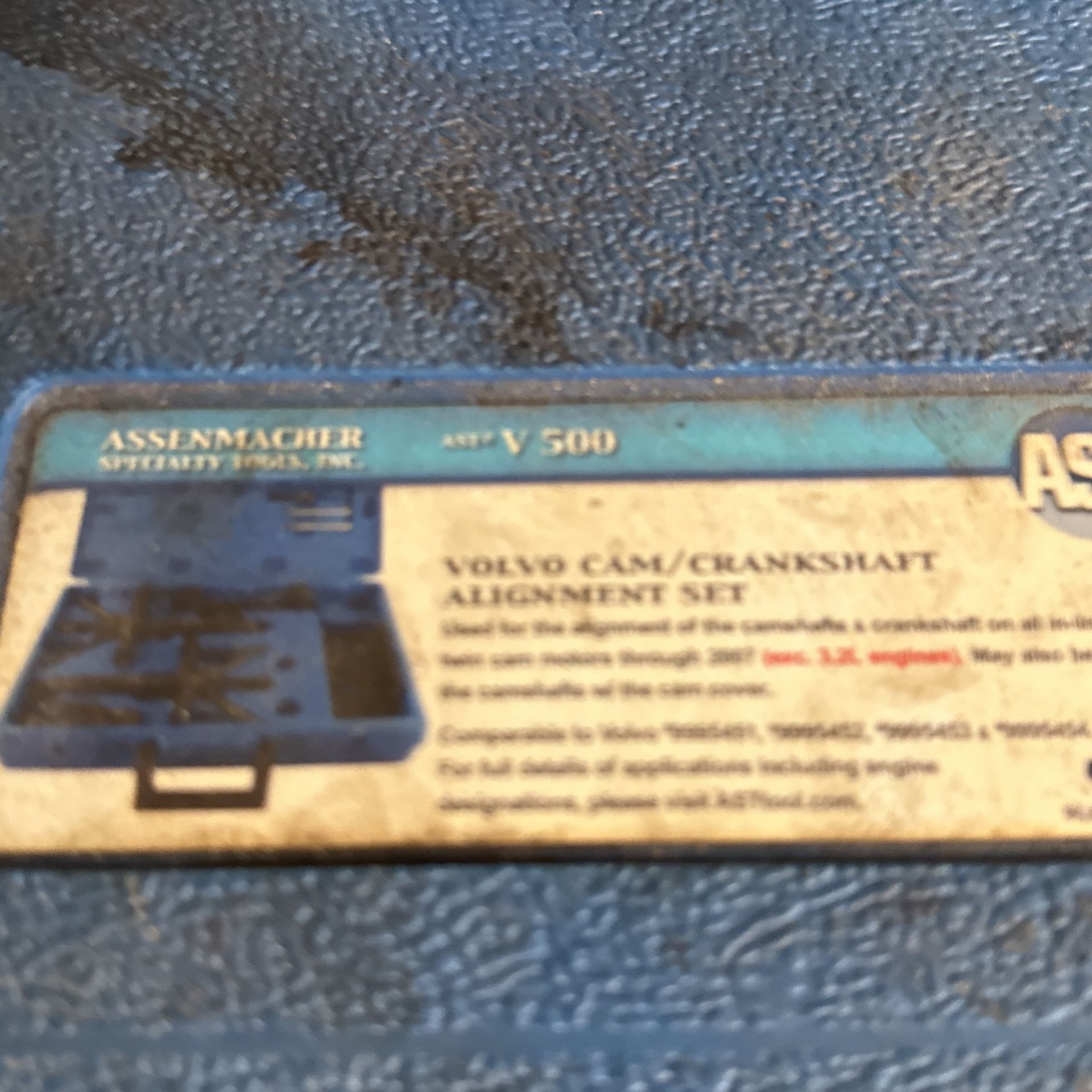 Volvo Cam /crank  alignment set $50