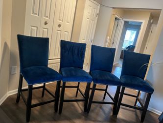 Blue Velvet Chairs
