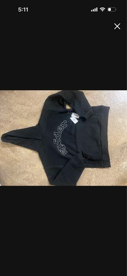 Black spider hoodie size Large