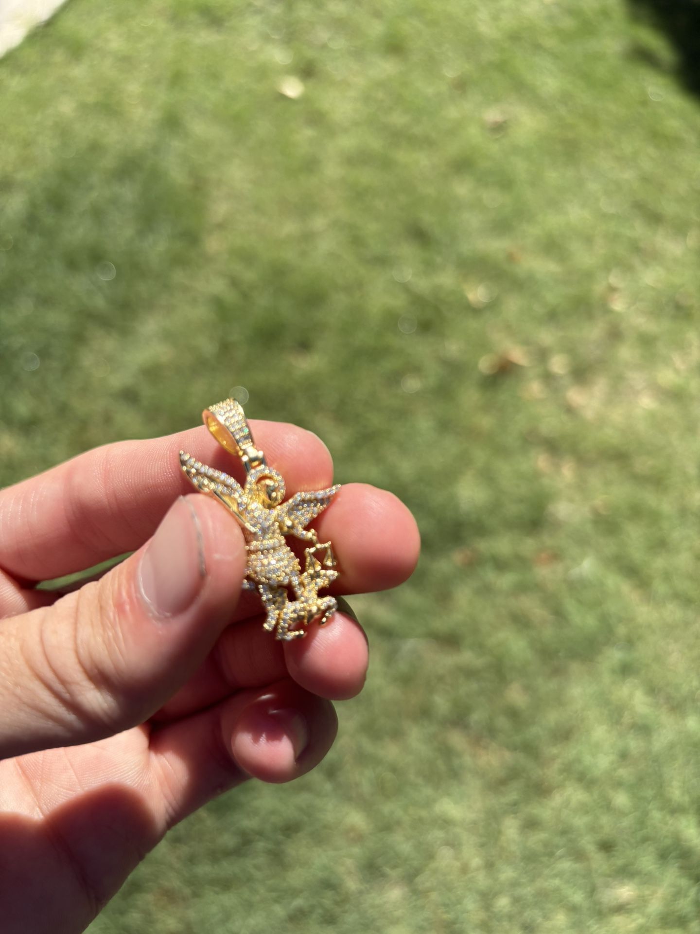 Moissanite pendant
