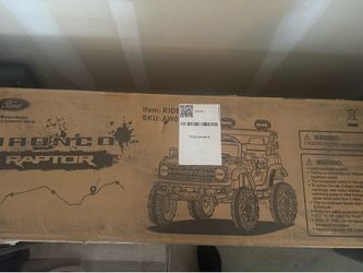 Brand New pink Ford Bronco Raptor 24V Ride-On Car – Sealed Box