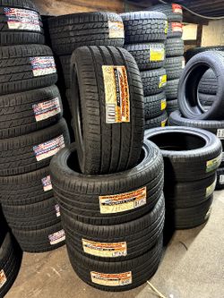SET OF FOUR NEW TIRES 275/40/19 ARROYO GRANDSPORT ALL SEASON INCLUDING MOUNT AND BALANCE, ASK ME FOR SIZES AND BRANDS
