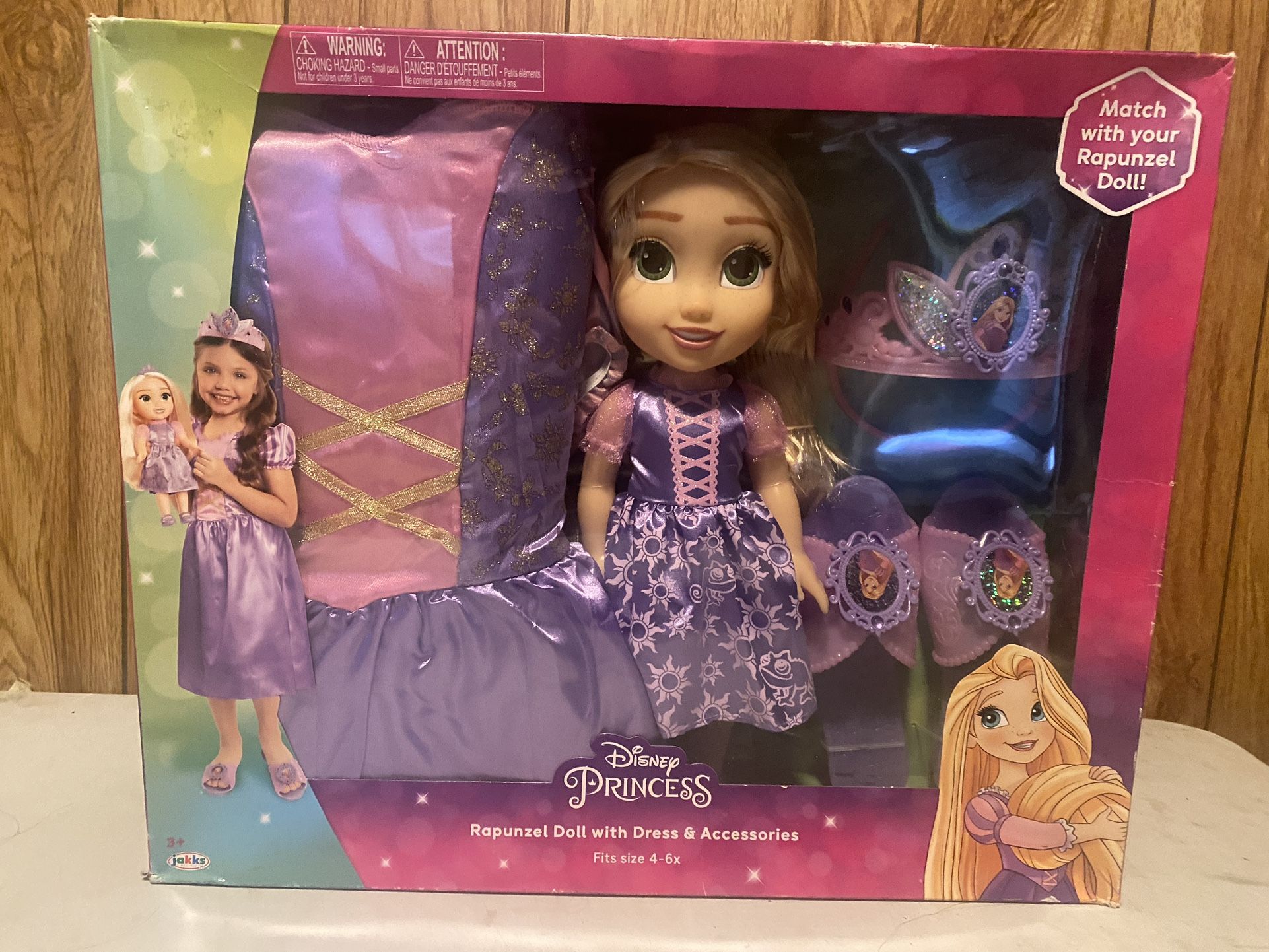Rapunzel Doll With Dress & Accessories