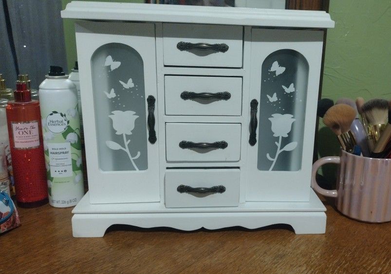 Wooden Jewelry Box Organizer