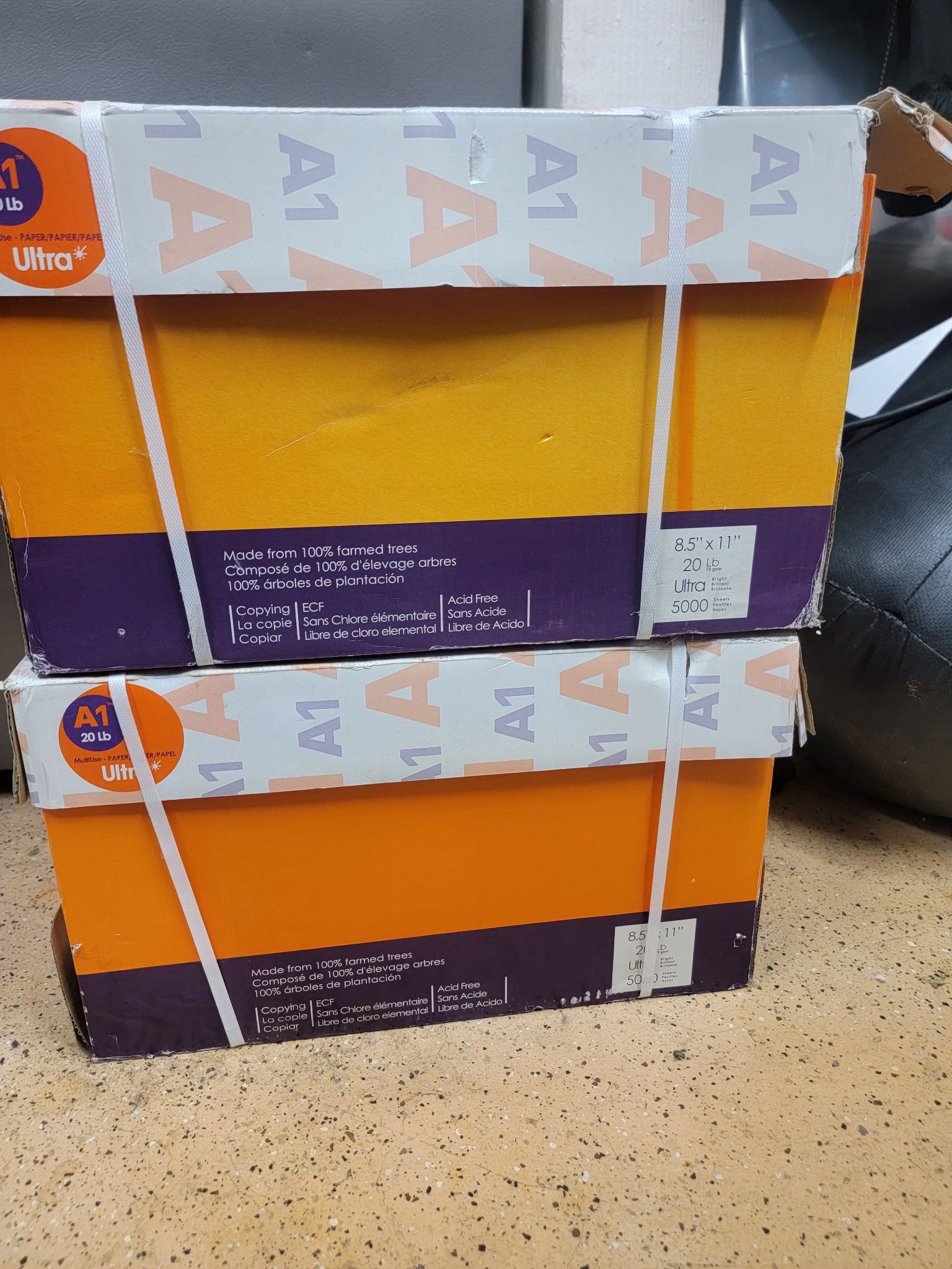 A1 Copy Paper 20 LB 5000 Sheets
