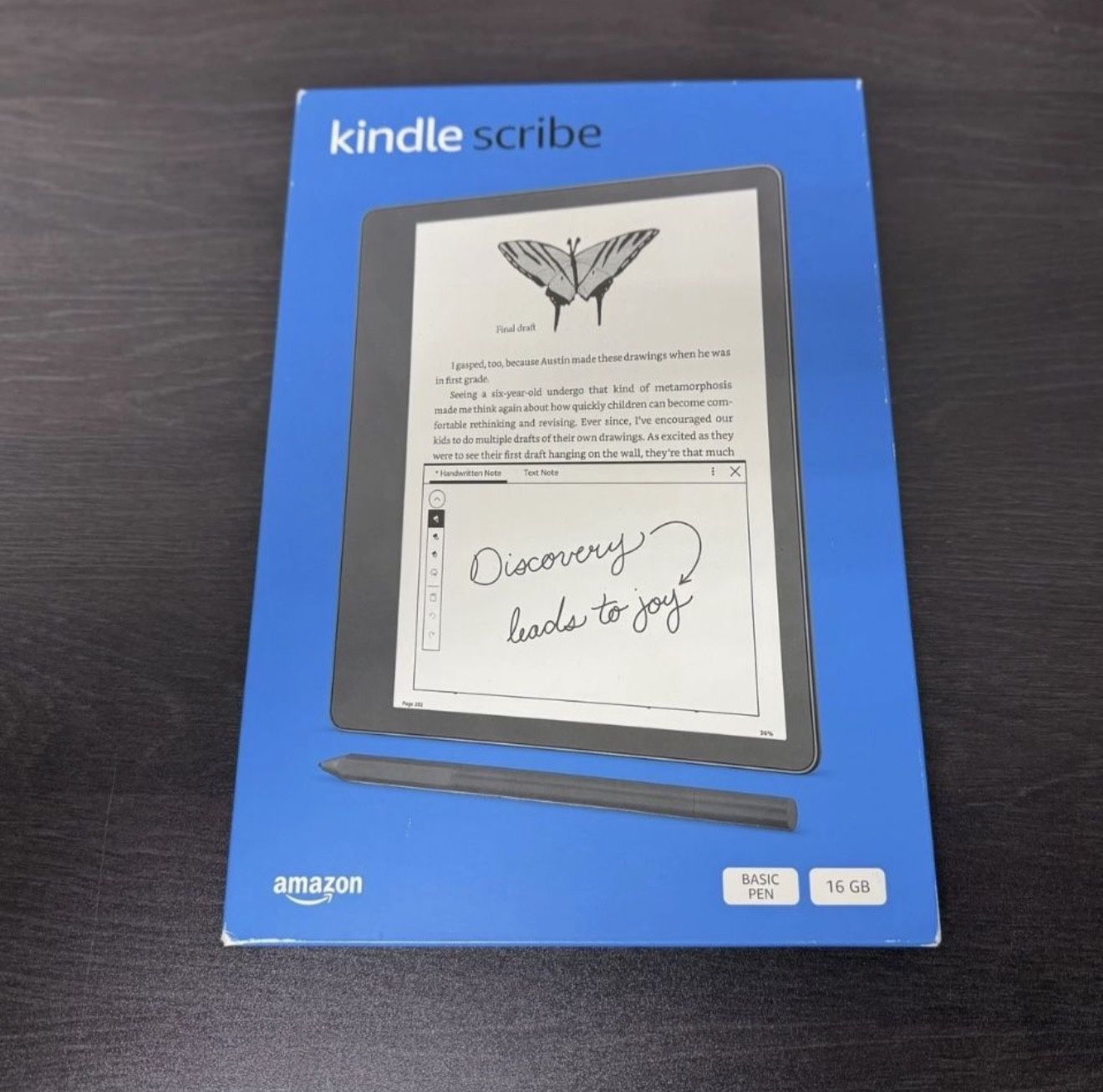 Amazon Kindle Scribe 10.2" Digital Notebook, WiFi 16GB with Basic Pen