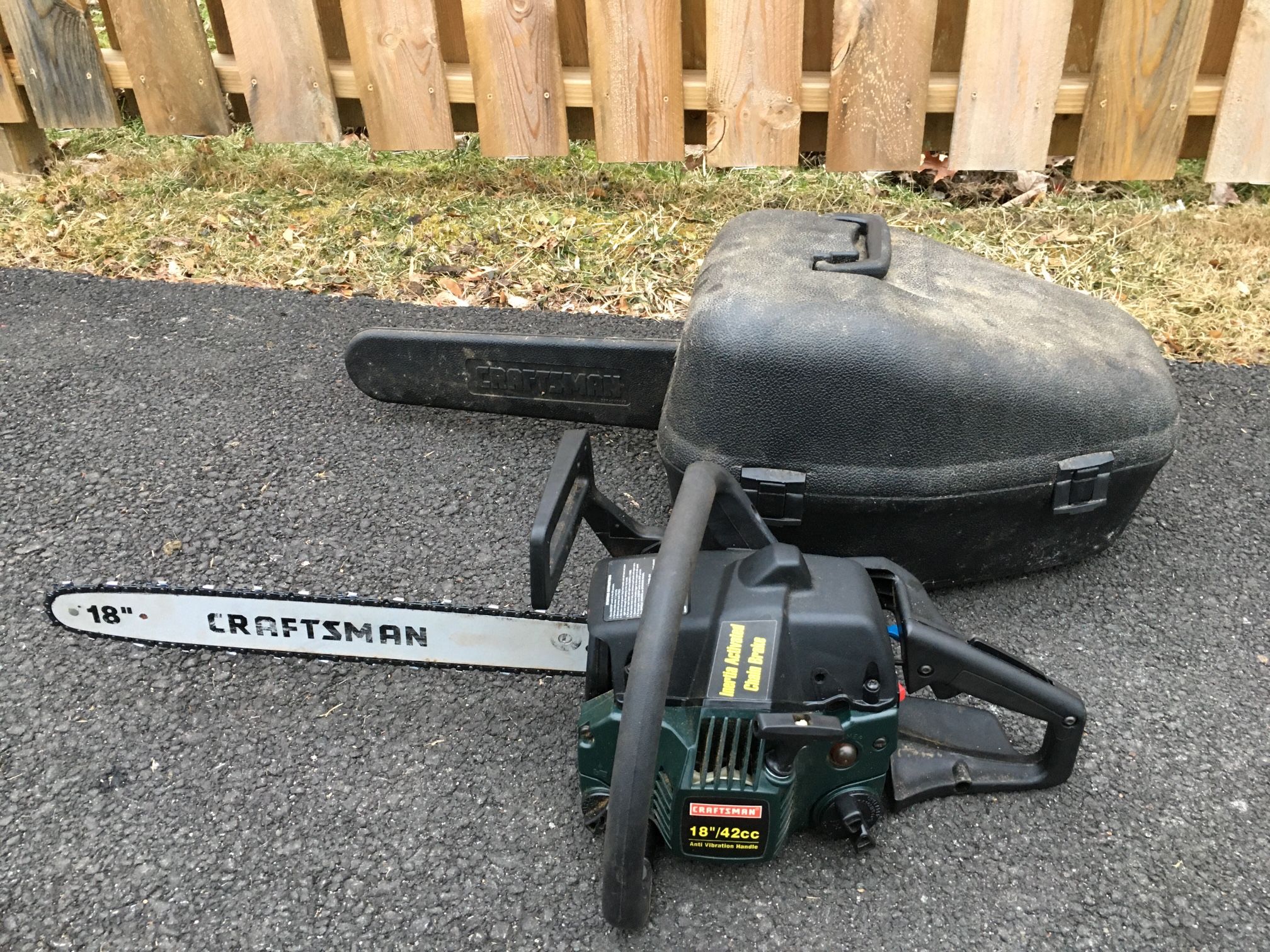 Craftsman 18” Chainsaw 42cc 2 Cycle