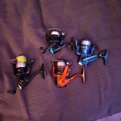 Fishing Reels And Fishing Poles  Need It Gone Asap Shoot Offer 