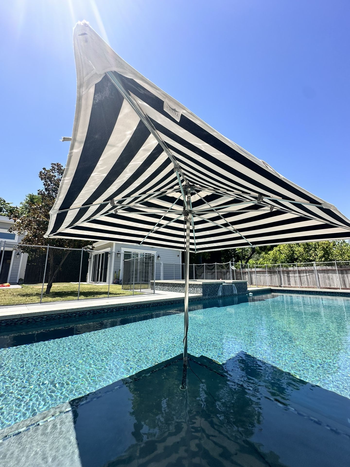 Restoration Hardware Pool Umbrella 8.5’ X 8.5’ (no stand). $2250 Retail