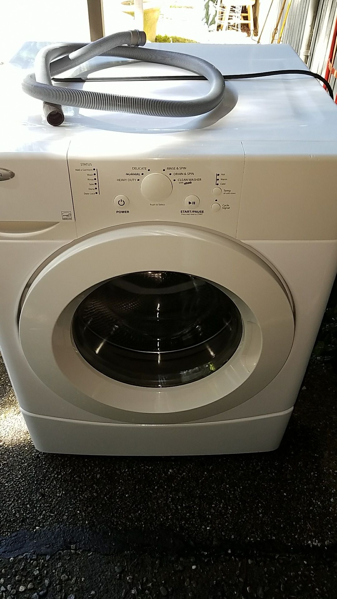 WHIRLPOOL WASHER MODEL WFW9050XW00