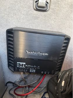 Rockford Fosgate 12” Punch P1 Subwoofer + P300X1 Amp — Sub and Amp Combo, Works Great