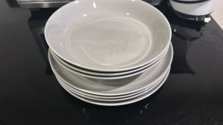 Crate & Barrel dinner plates