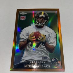 Topps Chrome Refractor Mike Wallace RC 637/649