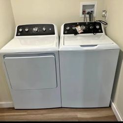 GE washer and electric dryer set