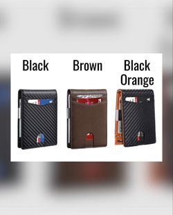 Mens Wallet With Money Clip, ID Window, Leather Bifold, RFID Blocking, 12 Credit Card Slots