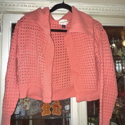 Universal Thread Women’s Crochet Open Cardigan - Size Medium (M)