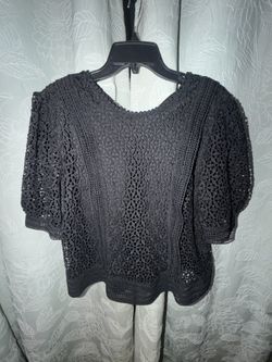 Black Lace Blouse