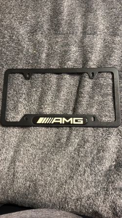 AMG license plate cover