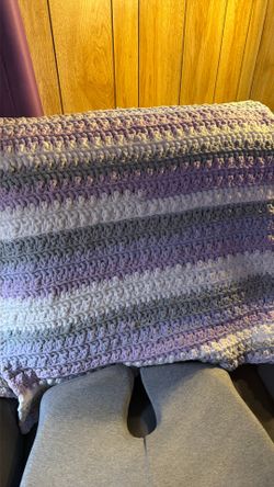 Crocheted Chennile Afghans