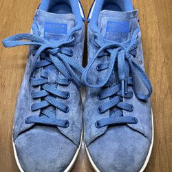 Adidas Stan Smith Blue Suede Sneakers CQ2191 Mens Size 10 Shoes 