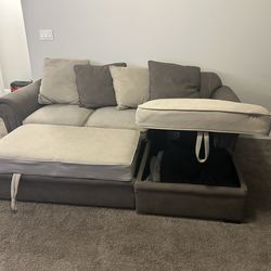 Couch with storage