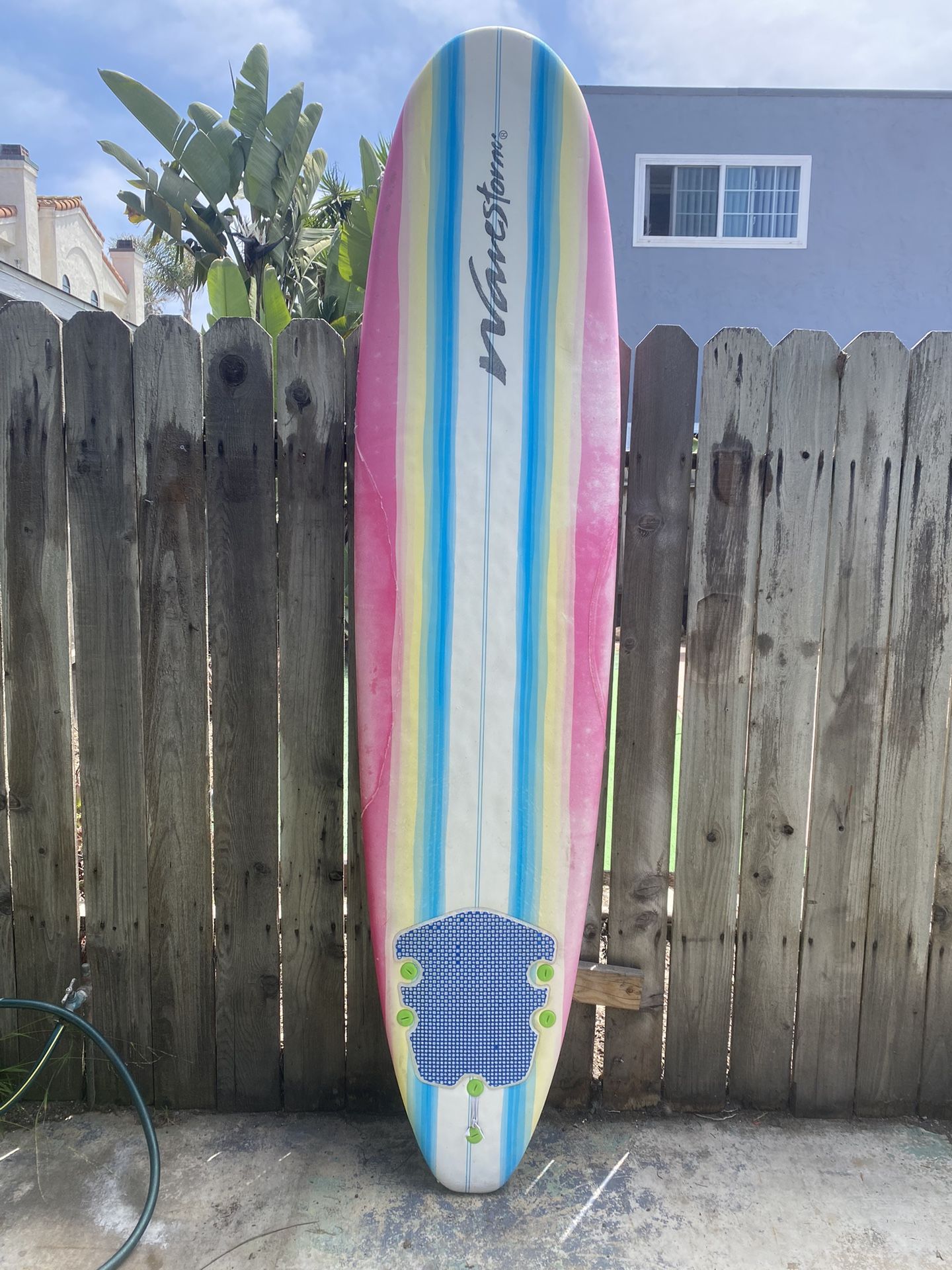 8’ Wavestorm Longboard Surfboard - perfect for beginners! Softop