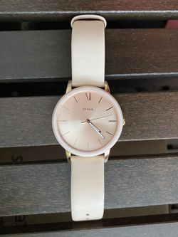 Fossil Cambry Blush Leather Watch