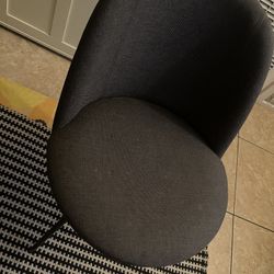 Gray Desk Chair Metal Legs