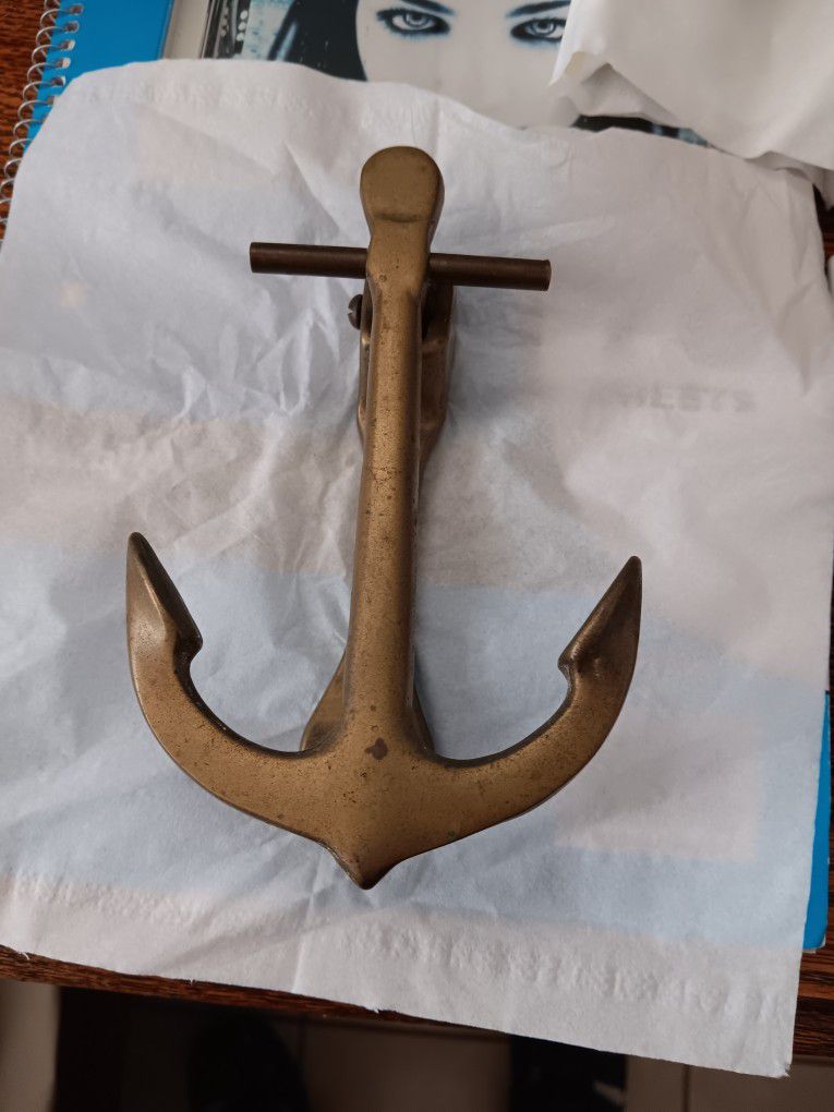 Vintage Solid Brass Nautical Door Knocker