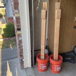DIY Wood Squat Rack Barbell