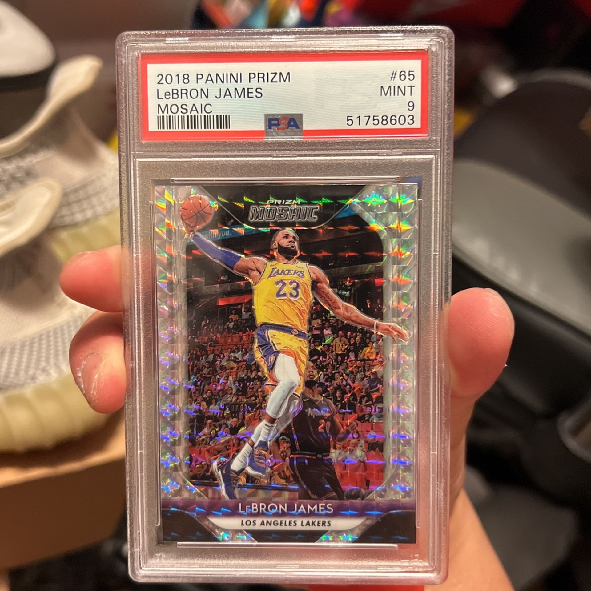 2018-19 PANINI PRIZM #65 mozaic LeBron James レブロン ジェームス