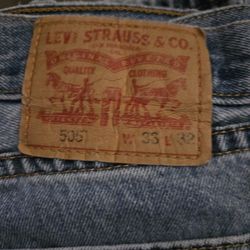 505 Levis 33 X 32