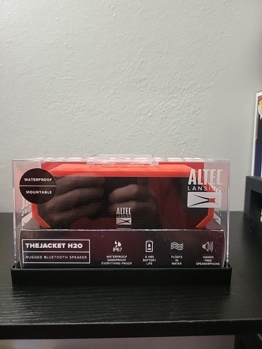 Altec Lansing Jacket H2O 2 - Waterproof Bluetooth Speaker with 3.5mm Aux Port.