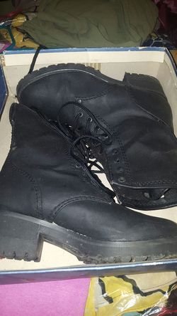 Black boots