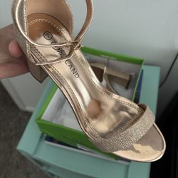 Rose Gold Heels Size 7