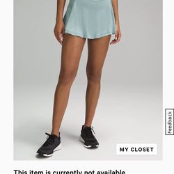 Like-New lululemon Swiftly Tech High-Rise Skirt/Skort, sz 12 -  Rip Tide