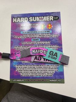 Hard summer 2026 2 day pass