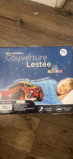 Bell+Howell Kids Weighted Blanket (7 lbs) - Race Car Design - NEW