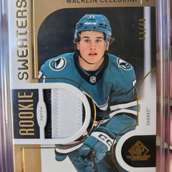 Macklin Celebrini  Rookie patch #