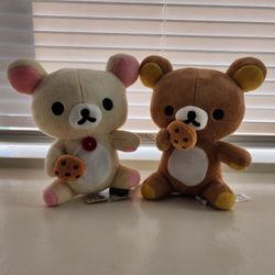 Rilakkuma And Korilakkuma Eating Biscuit Set