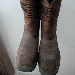 Ariat Men's WorkHog® Patriot Waterproof Western Work Boots - Carbon Toe
