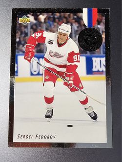 Sergei FEDEROV 92/93 Upper Deck Euro Stars E1