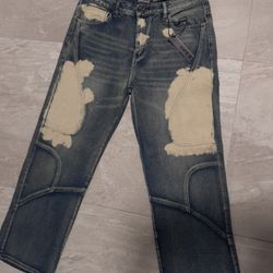 Jeans baggy, vintage, streetwear.