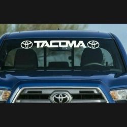 TOYOTA TACOMA FRONT WINDSHIELD DECAL 