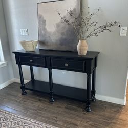 Console Table/ Entry Table - Black