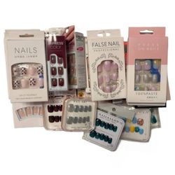Moving Sale 29 Kits Fake Nails Lot Press On New