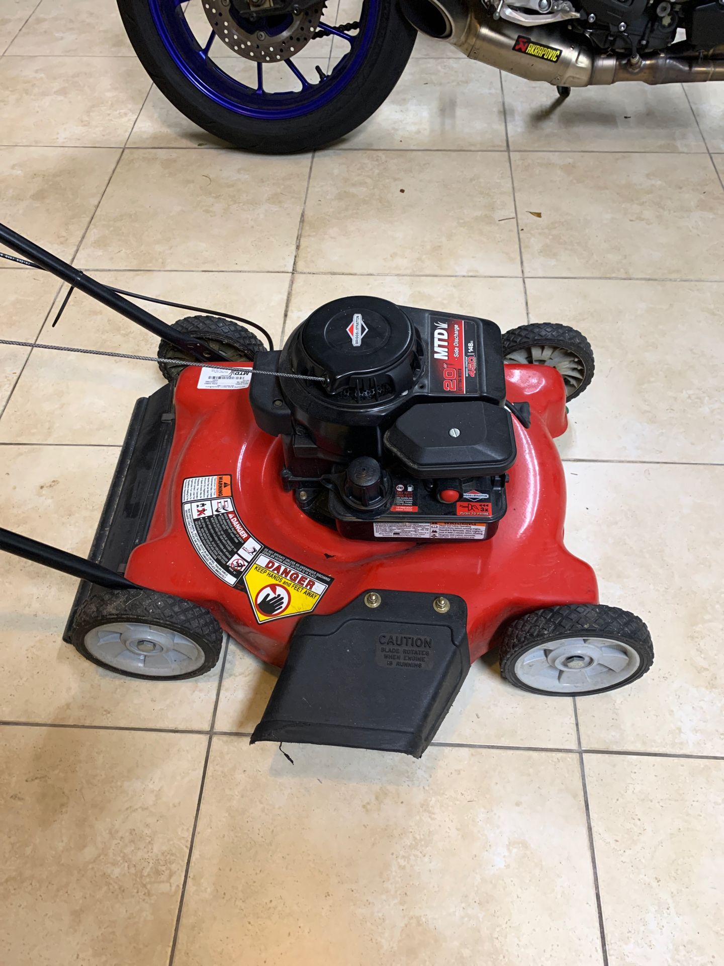 Briggs and Stratton 20 lawn mower