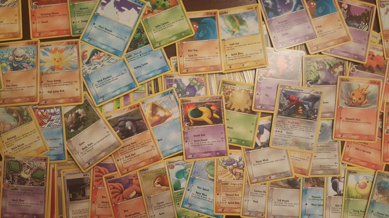 Pokemon card collection 340 Common, Uncommon, Rare Cards